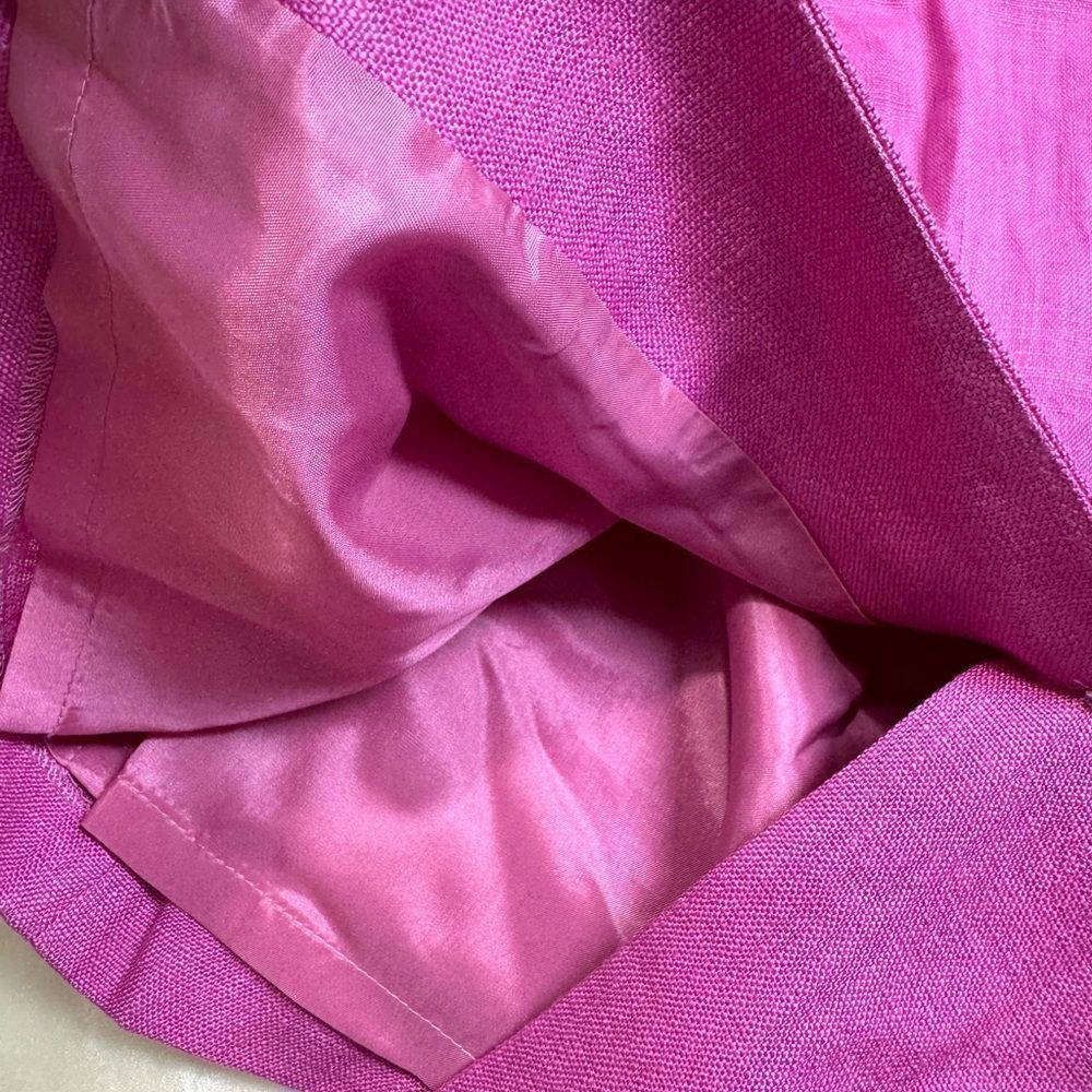 Vintage 60s Adrianna Papell Pink Button Up Dress New - Picture 10 of 10